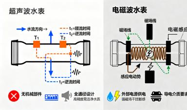 工业用水计量新标杆：超声波水表 vs. 电磁水表，谁更胜一筹